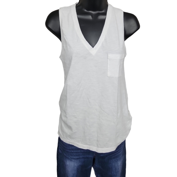 Madewell Whisper Cotton Tank - Picture 2 of 8